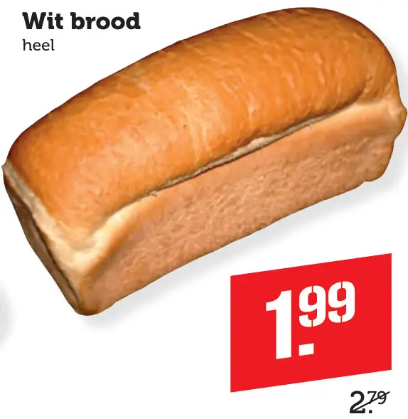 Aanbieding: Hendrickx de Bakker Wit brood