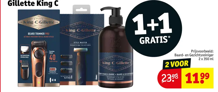 Aanbieding: Gillette King C