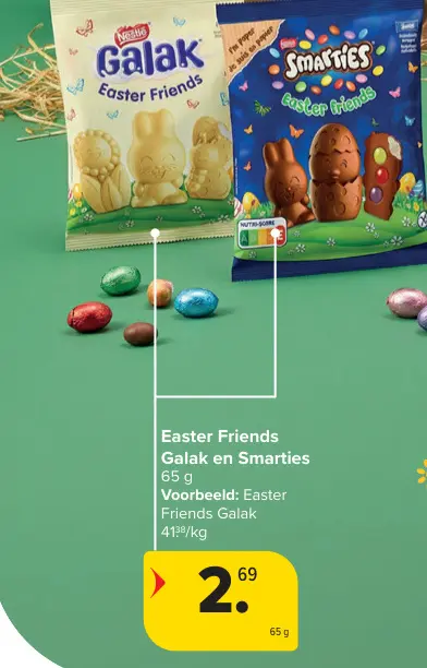 Promotie: Easter Friends Galak en Smarties