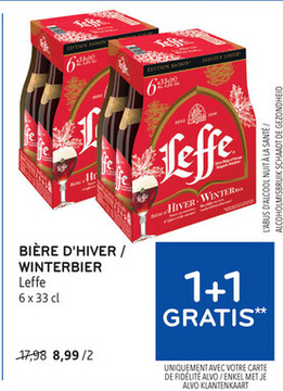 Offre: BIÈRE D'HIVER / WINTERBIER Leffe