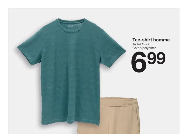 Offre: Tee-shirt homme 