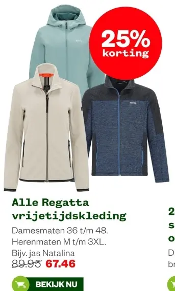 Aanbieding: Regatta vrijetijdskleding