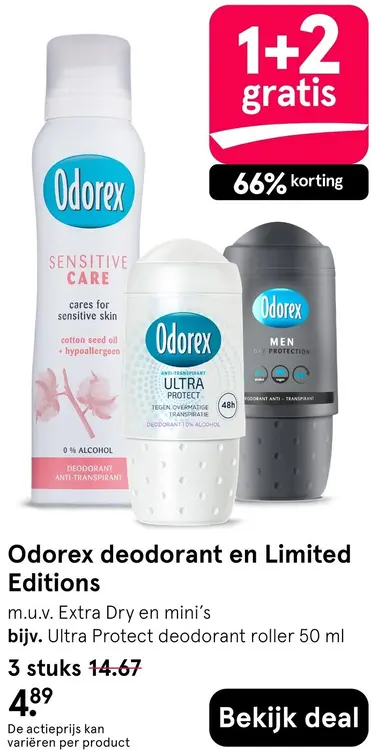 Aanbieding: Deodorant en Limited Editions
