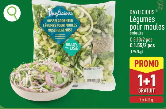 Offre: Légumes pour moules