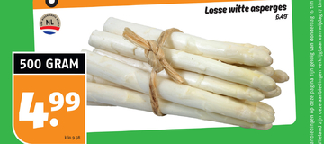Aanbieding: Losse witte asperges