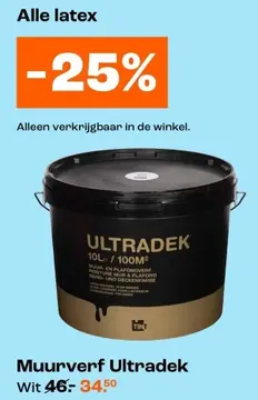 Aanbieding: Muurverf Ultradek