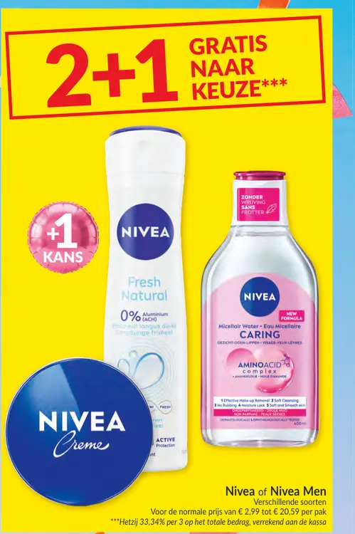 Promotie: Nivea of Nivea Men