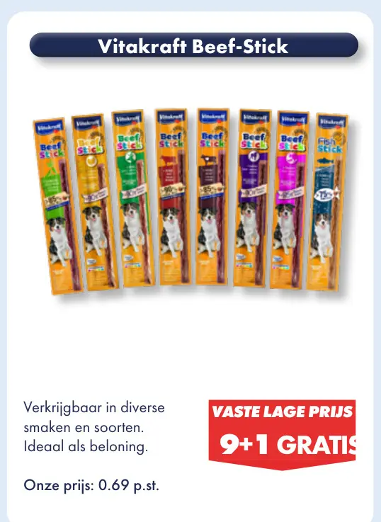 Aanbieding: Vitakraft Beef-Stick