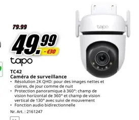 Offre: TC42 Caméra de surveillance