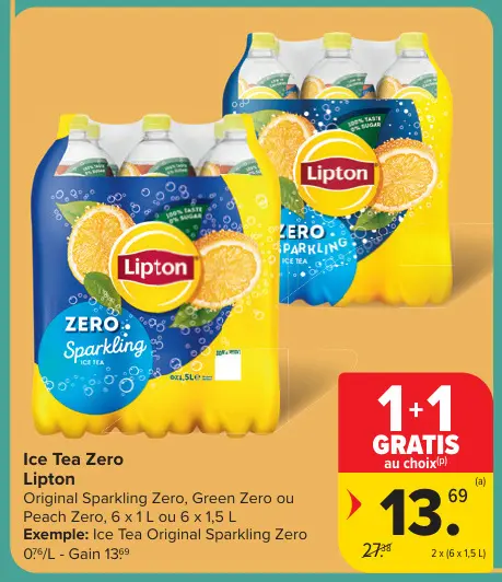 Offre: Ice Tea Zero