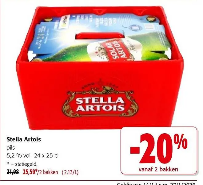 Promotie: Stella Artois pils