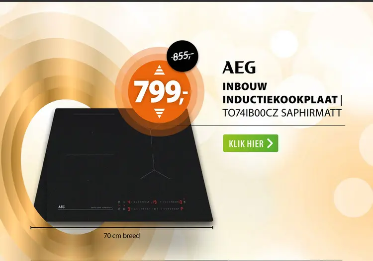 Aanbieding: AEG TO74IB00CZ SaphirMatt