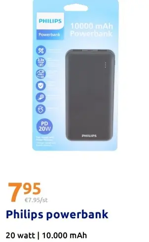 Promotie: Philips powerbank