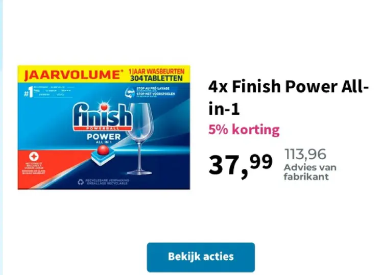 Aanbieding: Finish Power All-in-1
