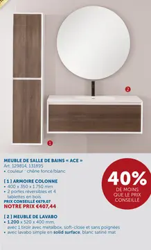 Offre: MEUBLE DE SALLE DE BAINS <<< ACE >>>