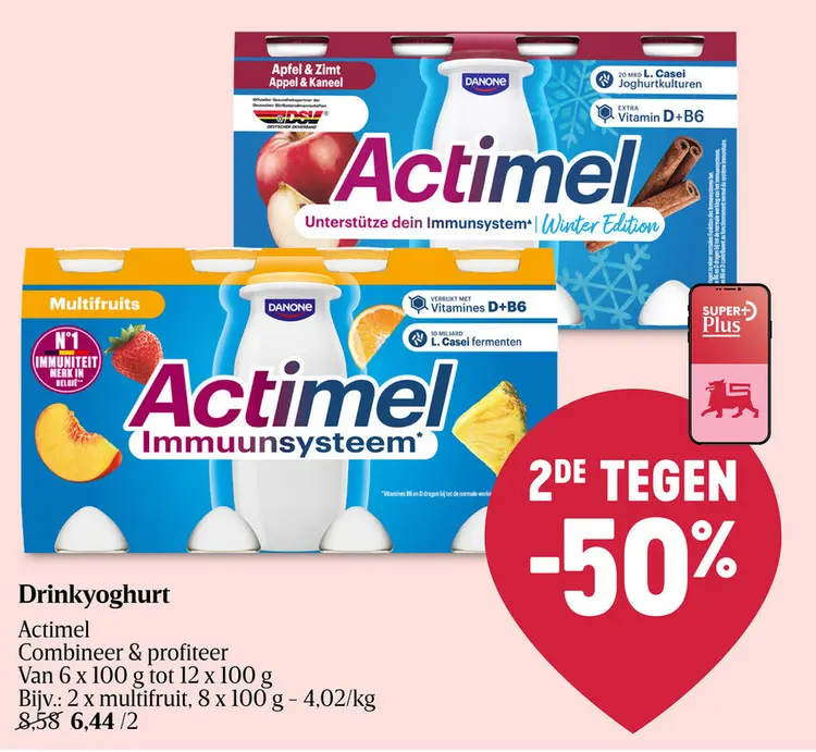 Promotie: Drinkyoghurt Actimel