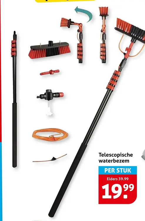 Aanbieding: Telescopische waterbezem