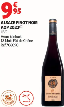 Offre: Henri Ehrhart Pinot Noir AOP 2022