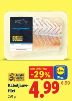 Aanbieding: Kabeljauwfilet