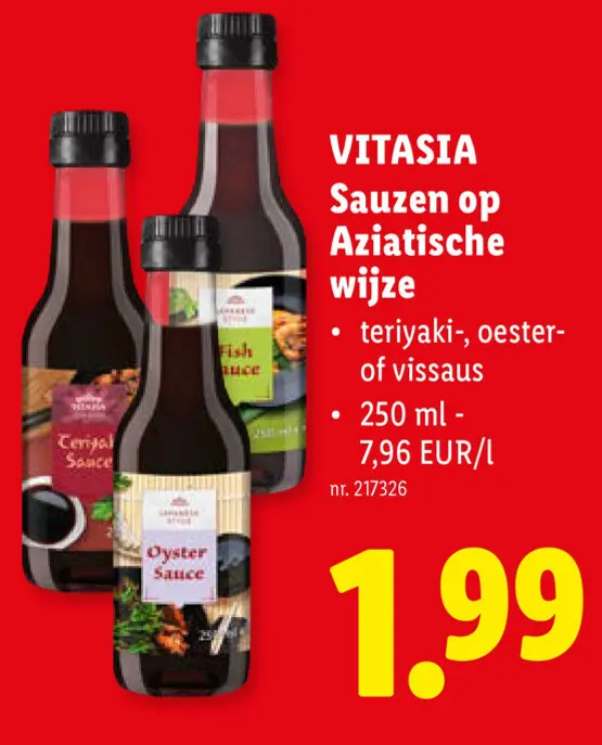 Promotie: Sauzen op Aziatische wijze