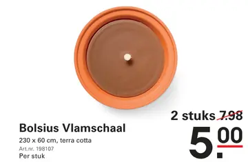 Aanbieding: Bolsius Vlamschaal