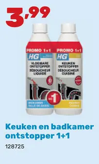 Promotie: Keuken en badkamer ontstopper