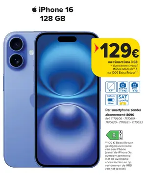 Aanbieding: iPhone 16