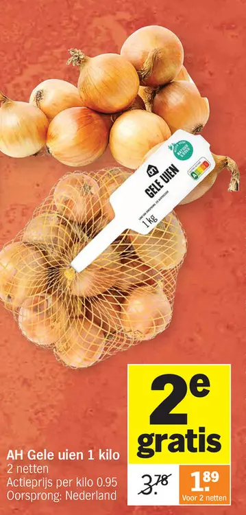 Promotie: Gele uien
