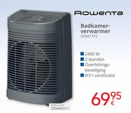 Promotie: Badkamerverwarmer