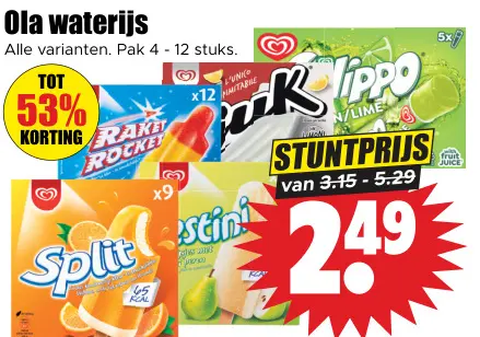 Aanbieding: Waterijs