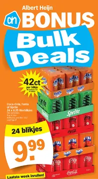 Aanbieding: Coca-Cola, Fanta of Sprite