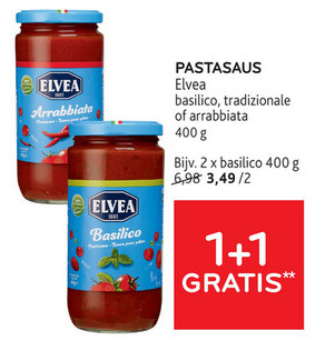 Aanbieding: Elvea basilico, tradizionale of arrabbiata