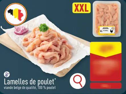 Offre: Lamelles de poulet