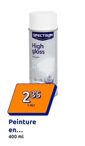Offre: High gloss Spray paint