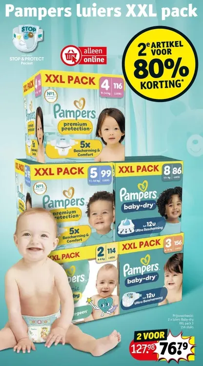 Promotie: Luiers XXL pack