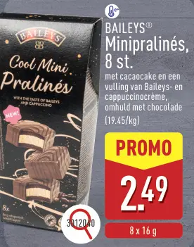 Promotie: Minipralinés