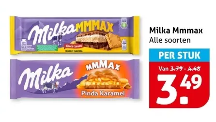 Aanbieding: Milka Mmmax
