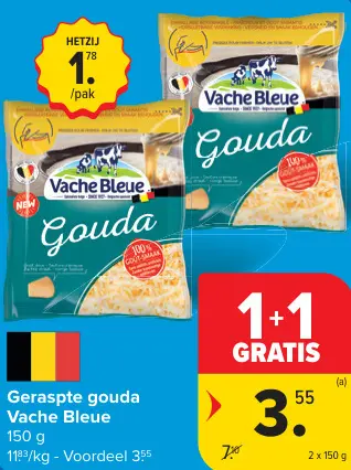 Promotie: Geraspte gouda