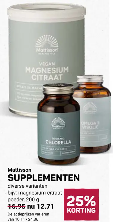 Aanbieding: Supplementen