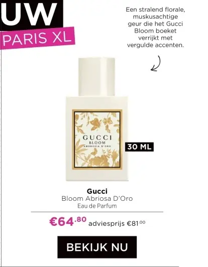 Aanbieding: Bloom Abriosa D'Oro Eau de Parfum