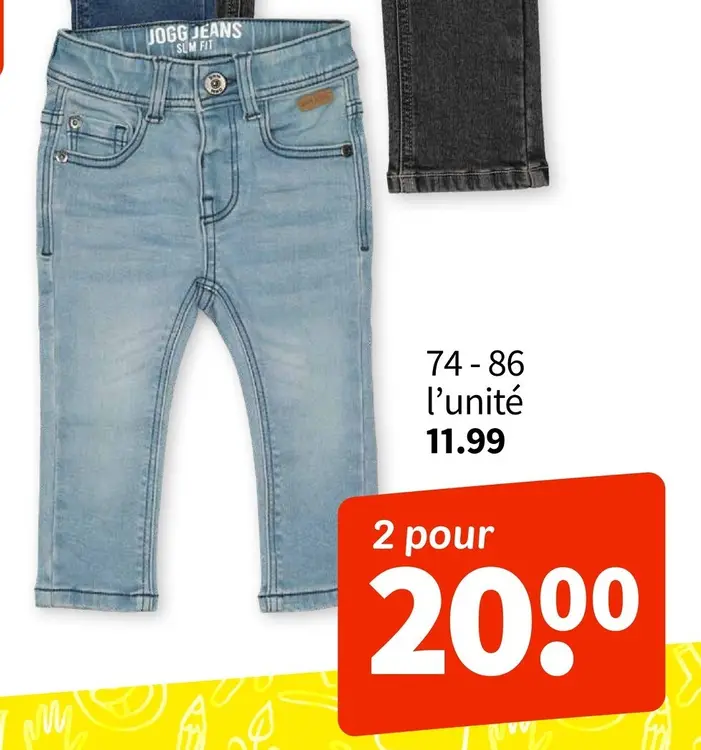 Offre: Jog Jeans