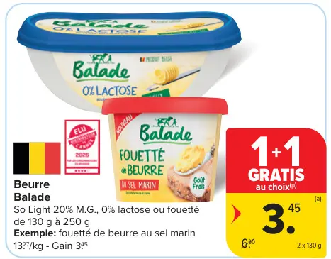 Offre: Beurre