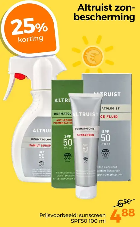Aanbieding: Altruist zon-bescherming