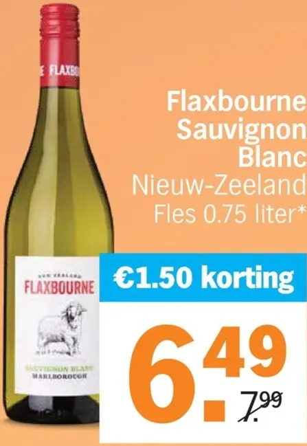 Aanbieding: Flaxbourne Sauvignon Blanc Nieuw-Zeeland