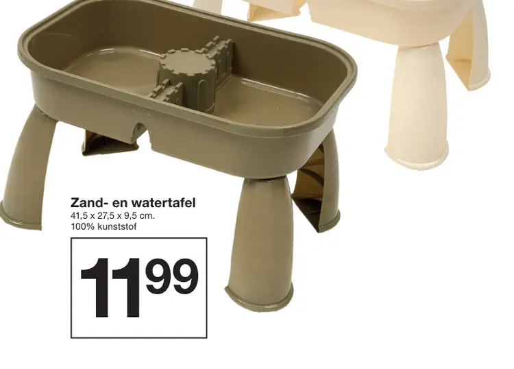 Promotie: Zand- en watertafel