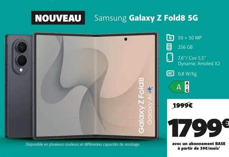 Offre: Samsung Galaxy Z Fold8 5G