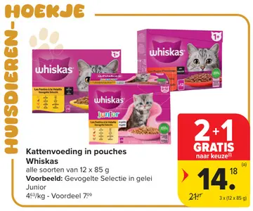 Aanbieding: Kattenvoeding in pouches