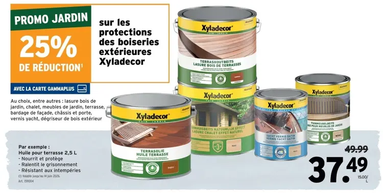 Offre: Les protections des boiseries extérieures Xyladecor