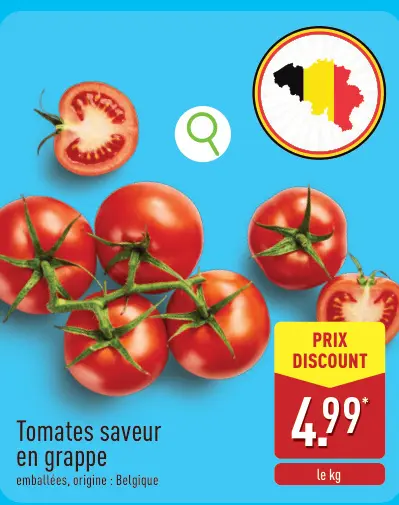Offre: Tomates saveur en grappe