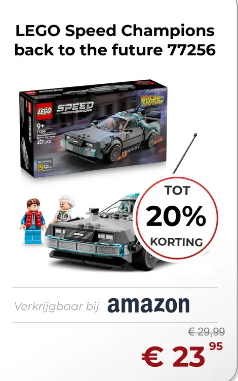 Aanbieding: Speed Champions back to the future 77256